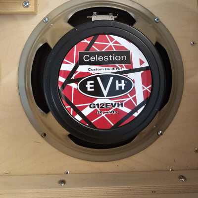 Celestion G12-EVH 8ohm T5658B UK 12" Guitar Cabinet Speaker #1 2014 - Red and Black image 1