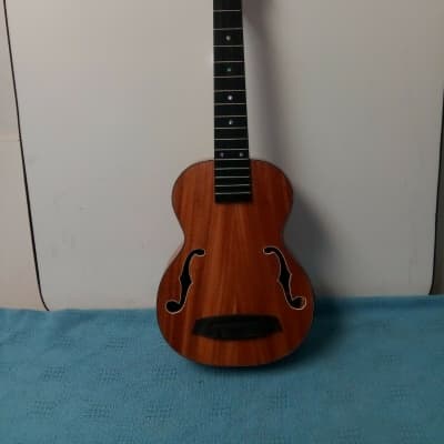 Hadean Acoustic Electric Bass Ukulele UKB-23 FH Body For Project No Hardware (A) image 1
