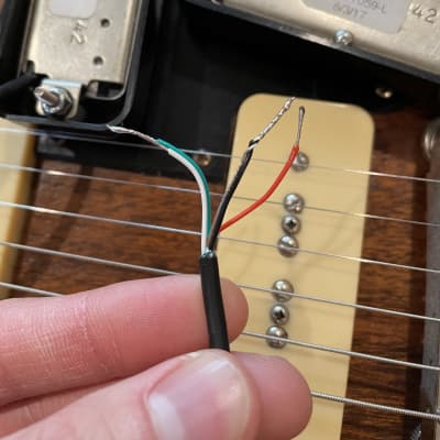 Gibson Mini humbucker pickups set neck/bridge RHY/lead - Silver image 4