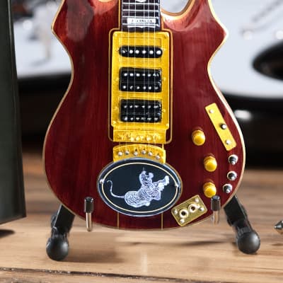 Jerry Garcia Grateful Dead Tiger Tribute Mini Guitar Replica Collectible Officially Licensed image 5