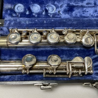 Gemeinhardt 2SP Straght-Headjoint Flute with Offset G 2010s - Silver-Plated image 4
