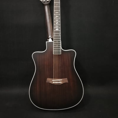 6 Strings Classical/ 6 Strings Acoustic Double Neck, Double Sided Busuyi Guitar NPS66 2020. image 2
