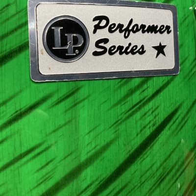 Frankie Banali's Quiet Riot, LP Performer Series 11-3/4" Conga and Stand. 2000's - Green Fade image 3