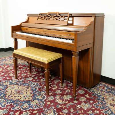 Kimball Classic Upright Piano | Satin Walnut | SN: 824163 | Used image 1