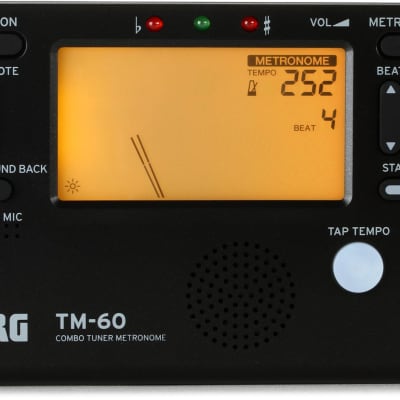 Korg KDM-3 Digital Metronome - Black  Bundle with Korg TM-60 Tuner/Metronome - Black image 3