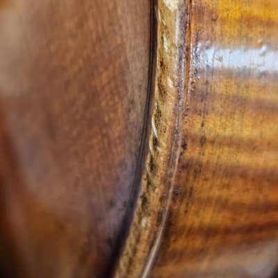 D Z Strad Violin- Model 509 - 'Maestro' Old Spruce Stradi Powerful Tone Antique Varnish Violin Outfit (1/2 Size)(Pre-owned) image 10