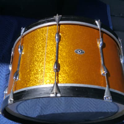 Slingerland Vintage 26 x14" Marching Bass Drum 1970's Sparkling Orange Pearl - CAN SHIP! image 4
