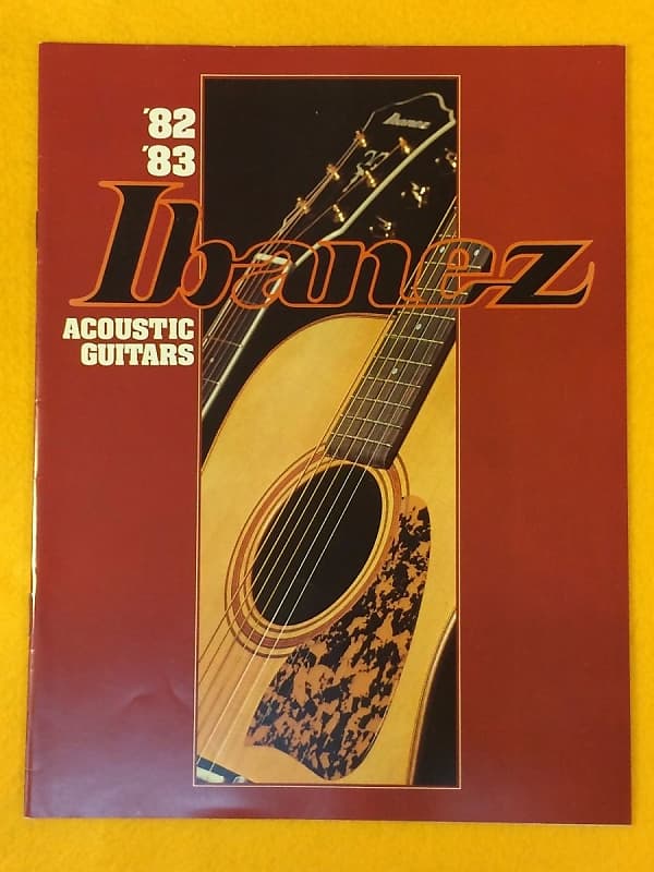 Ibanez 1982 Guitar Product Catalog free shipping Reverb
