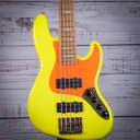 Fender MonoNeon Jazz Bass® V Neon Yellow