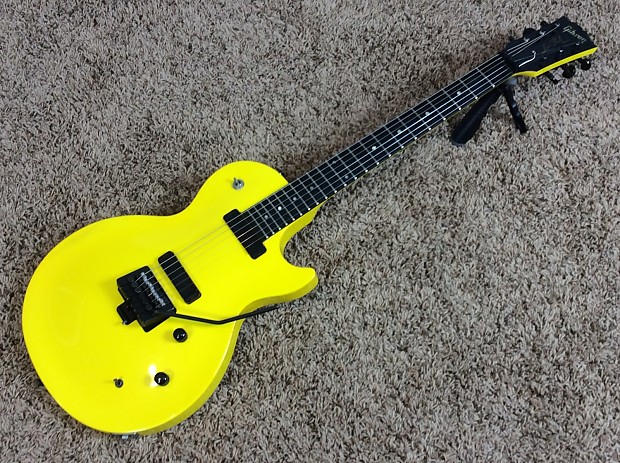 1989 Gibson Les Paul Studio Lite Pro Atomic Yellow 80s Hair Metal!