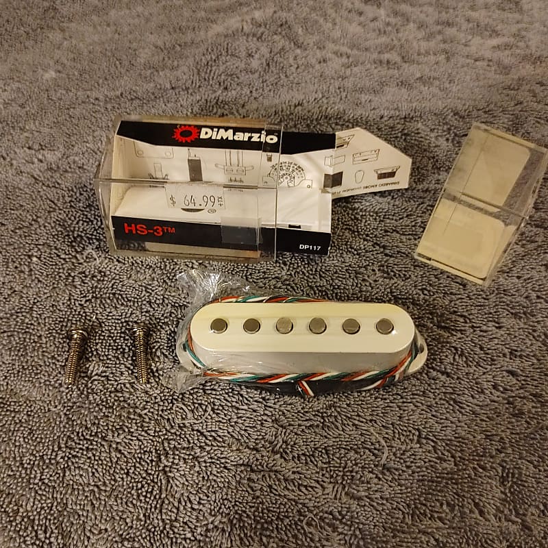 DiMarzio DP117 HS-3 single coil pickup White