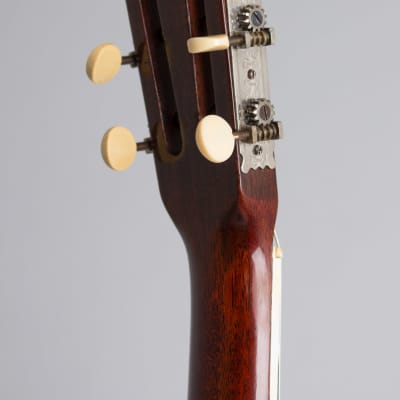 Regal  Concert Size Custom Built Flat Top Acoustic Guitar,  c. 1928, ser. #4041, black hard shell case. image 13