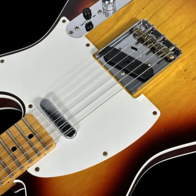 2023 Fender Telecaster Custom 50s Twisted Tele Custom Shop Limited Edition Journeyman ~ Chocolate 3-Color Sunburst image 5