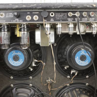 1965 Fender Super Reverb Amp AB763 w/ Case Dumble Serviced Robben Ford #37699 image 14