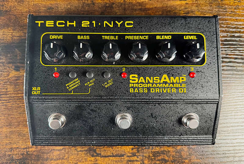 Tech 21 Sansamp Programmable Bass Driver