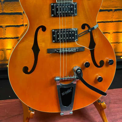 2007 Gretsch G5120 Electromatic Hollow Body with Bigsby - Orange - Made in Korea (MIK) w/Hard Case image 2
