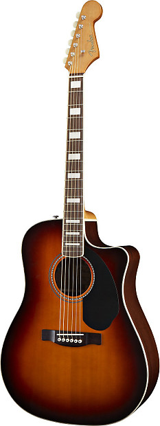 ギター Fender KINGMAN SCE 3TS California Series Fender Kingman SCE V2 3TS Acoustic Electric Guitar – South