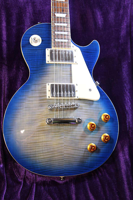 Epiphone Les Paul Standard Plus Top Pro 2014 blueburst | Reverb