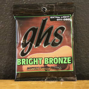GHS BB20X Bright Bronze 80/20 Acoustic Guitar Strings - Extra Light (11-50)