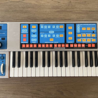 Moog Source Monophonic Analog Synthesizer with Patch Memory 1981 - 1985 - Blue