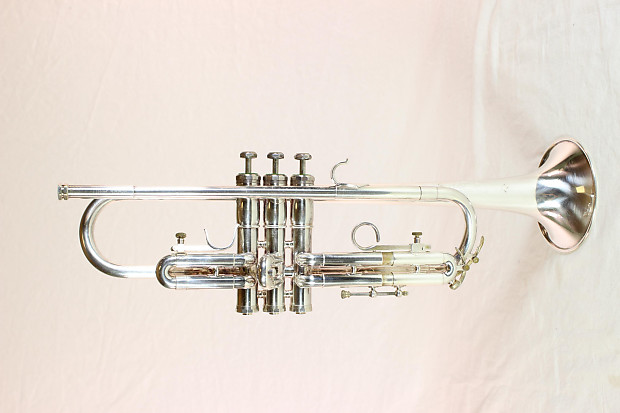Olds Super Star Ultrasonic Trumpet VERY NICE SILVER PLATE