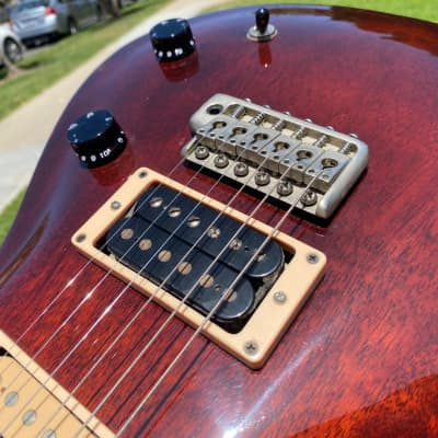 1999 Driskill Diablo Honduran Mahogany Guitar PRS tuners -wide/fat neck image 14