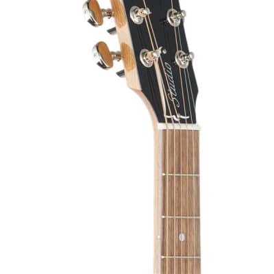 Gibson J45 Studio Walnut Acoustic Electric Guitar Walnut Burst with Case image 4