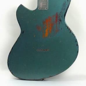 Novo Serus T Guitar - Custom HH - Ocean Turquoise over 3 Tone Sunburst image 12
