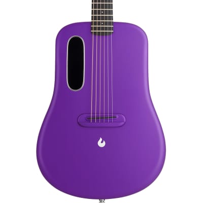 Lava Music ME 4 Carbon Fiber 36” Acoustic Electric Guitar - Purple image 1