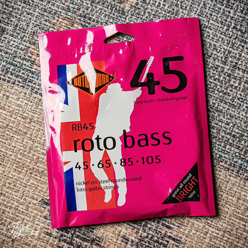 RotoSound RB45 Roto Bass 45-105 Long Scale Standard Gauge Electric Bass Strings image 1