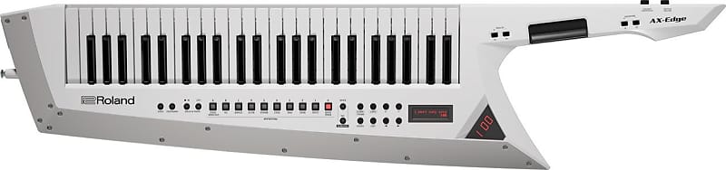 Roland AX-Edge 49-Key Keytar Synthesizer White image 1