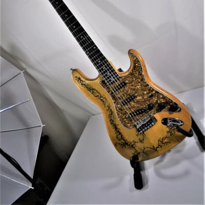 Tsunami Fractal Guitars Desert Gold ST 2023 - Hand Laid Finish for sale