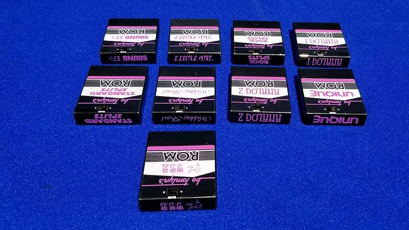 BO TOMLYN'S Yamaha DX7 ROM Sound Cartridges ***ULTRA RARE COMPLETE