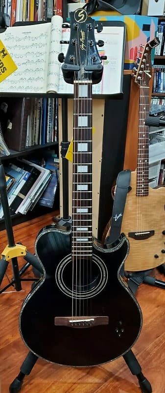ギター Greg Bennett SMJ-17CE Greg Bennett Blackbird SMJ 17CE - YouTube