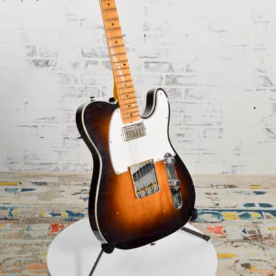 New Fender Custom Shop Postmodern Telecaster Journeyman Relic Guitar Wide-Fade 2-Color Sunburst image 3