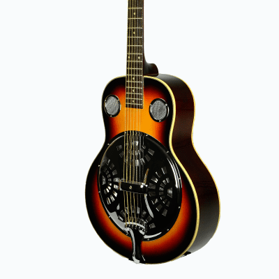 De Rosa DBI-8-VSB-TS Laminated Spruce Top Maple Neck 6-String Resonator Acoustic Guitar image 3