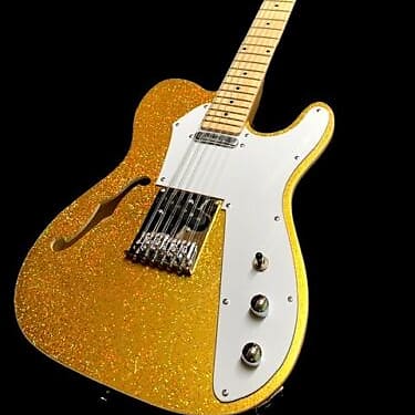 12 String Custom SPARKLE GOLD KING COZART Tele Style Semi