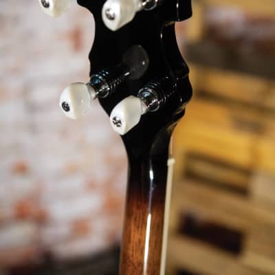 Washburn B11K Americana Series 5-String Resonator Banjo with Rolled Brass Tone Ring & Hardshell Case image 11