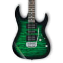 Ibanez GRX70QATEB Gio Electric Guitar in Transparent Emerald Green