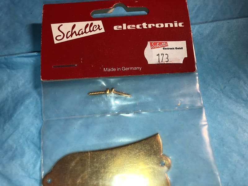 Schaller Truss Rod cover for LP  - Gold plated brass new image 1