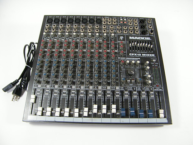Mackie CFX12 12-Channel Compact Integrated Live Sound Reinforcement Mixer image 1