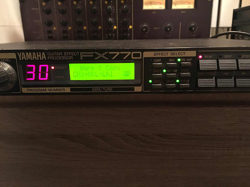 【中古】YAMAHA FX770 GUITAR EFFECT PROCESSOR Yamaha FX770 Demo: Pretty much the entire thing. IN STEREO
