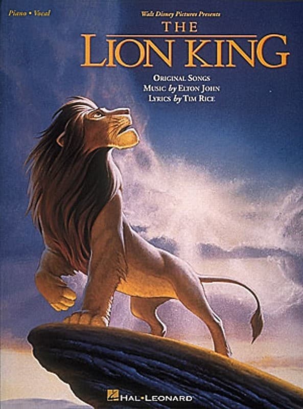 Lion King Vocal Selections Pvg Sheet Music Book | Reverb