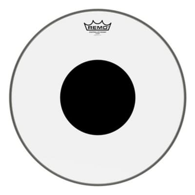 Remo Controlled Sound Clear Black Dot Drumhead - Top Black Dot - 16"(New)