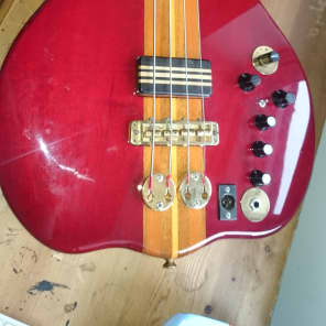 JAYDEE SUPERNATURAL Series 1 Bass ( MARK KING 002 REPLICA) 1998 Trans Cherry RED image 2