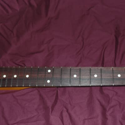Wide 21 fret hand finished Relic Telecaster Allparts Fender Licensed rosewood and maple neck image 2