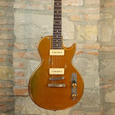 BUTTARINI SC Single Cut Special P90 - Heavy Aged - Gold Top - FlameTone pickups for sale