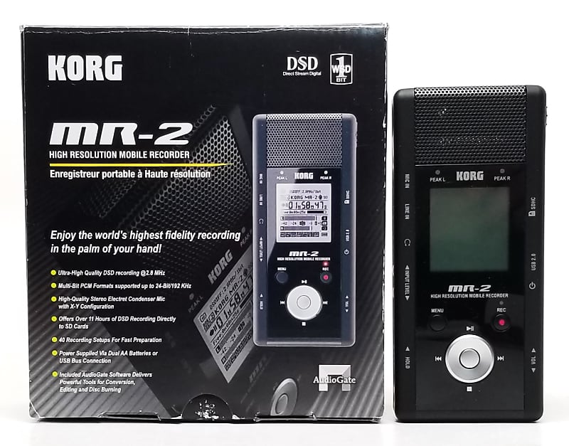 used Korg MR-2 High Resolution Mobile Recorder, Mint Condition with Box!