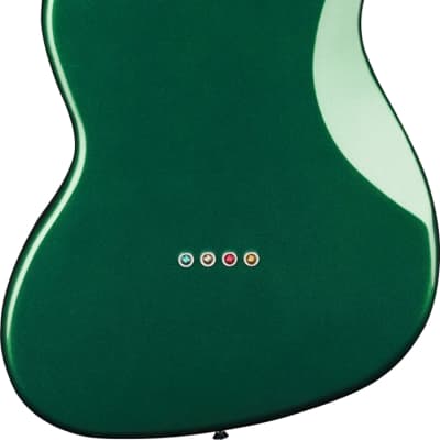 Squier Paranormal Rascal Short-Scale Bass Guitar HH, Sherwood Green image 3