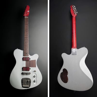 Tao Guitars T-Bucket "Cedar Beach" Grey/Red, Mastery Vibrato & Bridge 2020/NEW (Authorized Dealer) image 2